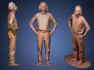 3D model Albert Einstein Mix (STL)